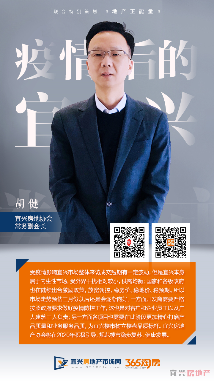 特别策划 | 疫情后的宜兴楼市专访：胡健(图1)